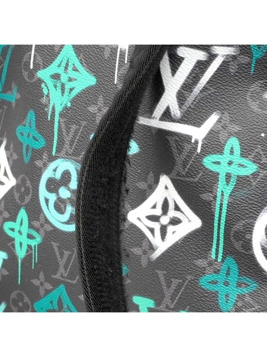 Louis Vuitton Backpack Monogram Eclipse Graffiti Discovery PM Black Multicolor main image 6